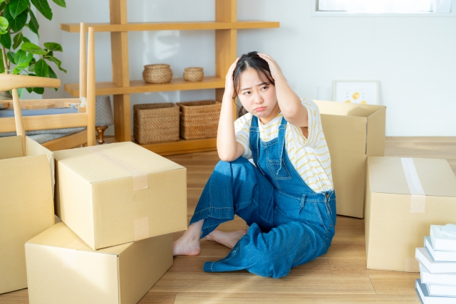 部屋に困る学生