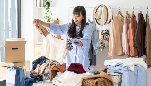 年末年始の整理のイメージ