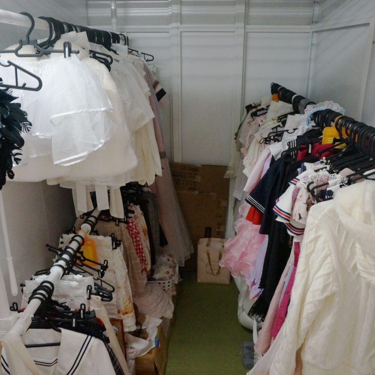 トランクルームの入り口から全体を撮影したところ